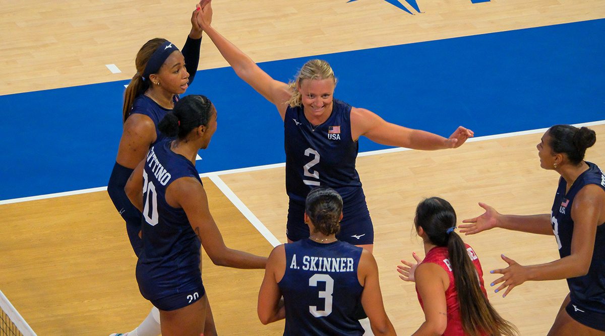 U.S. Women’s Volleyball Team Prevails Over Thailand in Arlington Showdown